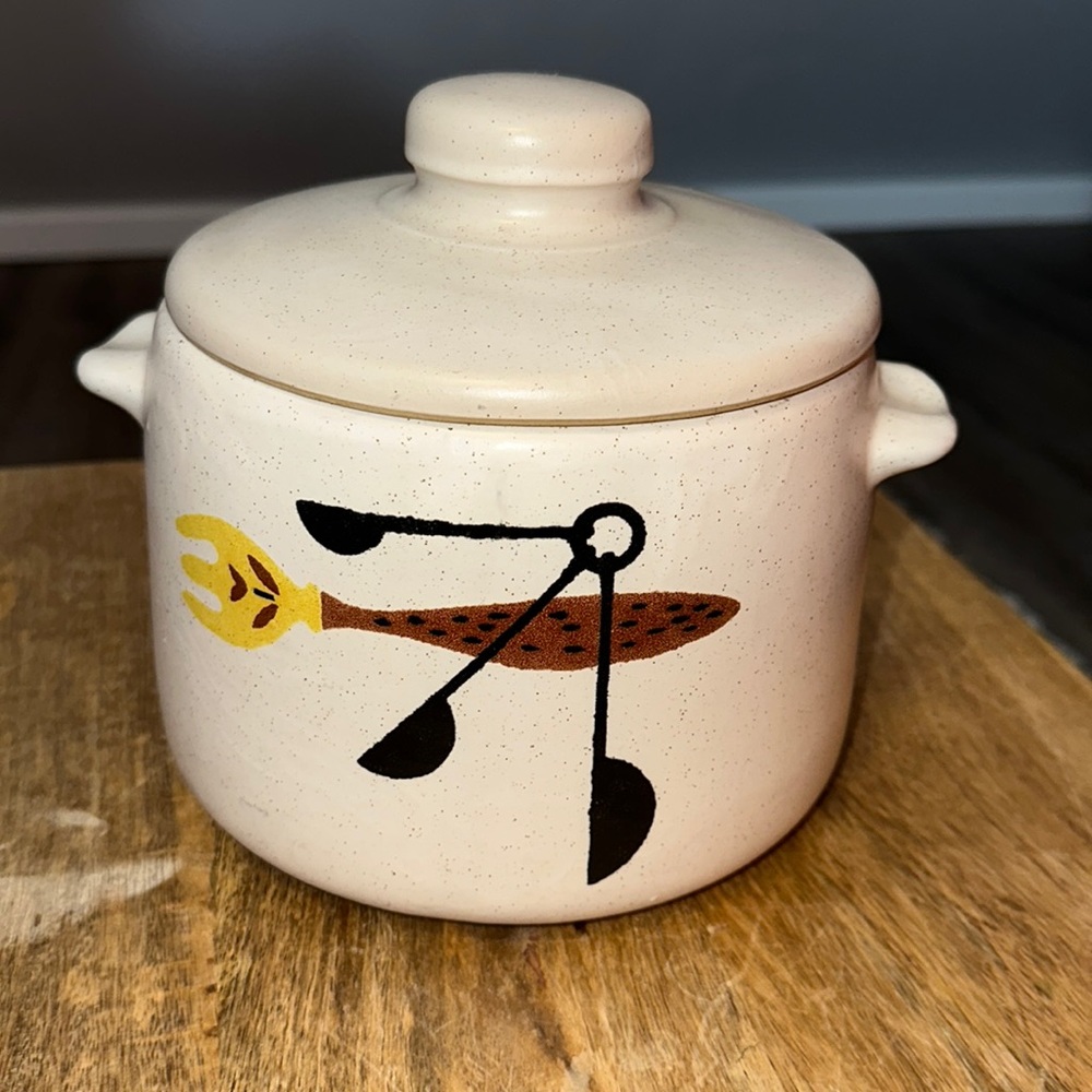 Vintage West Bend MCM‎ Bean Pot Mid Century Modern